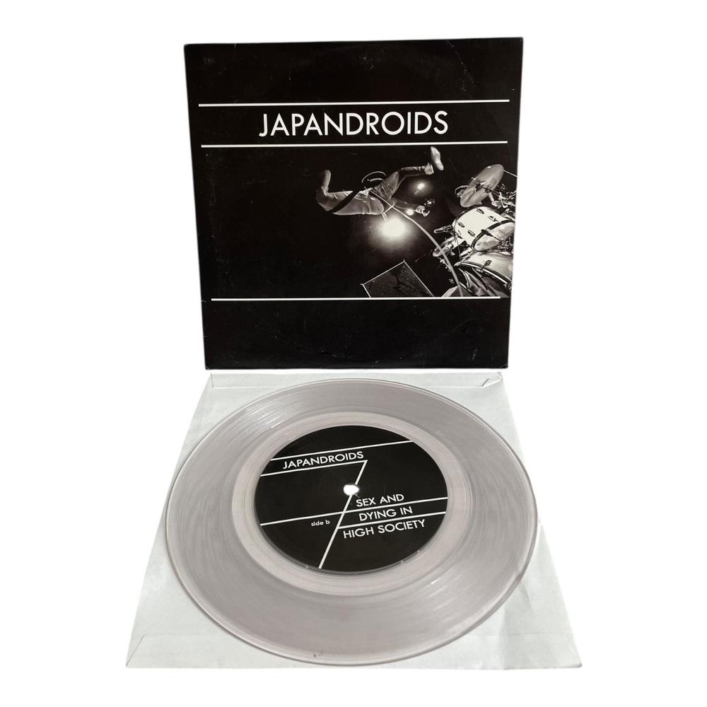 JAPANDROIDS Younger Us 7” Clear Vinyl Single Polyvinyl PRC198-7 2010 2,000 Made